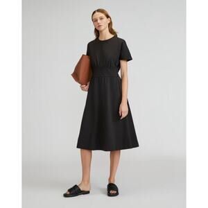Everlane The Organic Cotton Waisted Dress